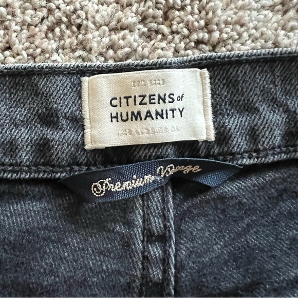 Citizens of Humanity Lilah High Rise Bootcut Long Jeans Anthem Black Denim 29 - Picture 13 of 16